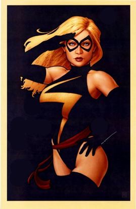 Picture of Avengers Ms. Marvel JTC Negative Space Print
